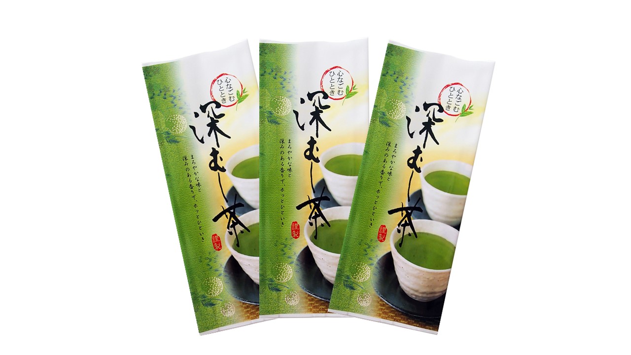 KH-10伊勢・深蒸し茶200ｇ×3袋セット