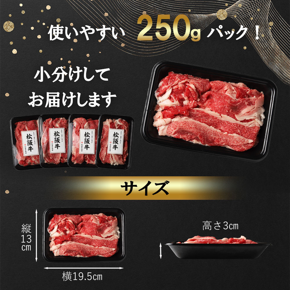 松阪牛 プレミアム 切り落し 500ｇ （250g×2）TKG-01 500ｇ