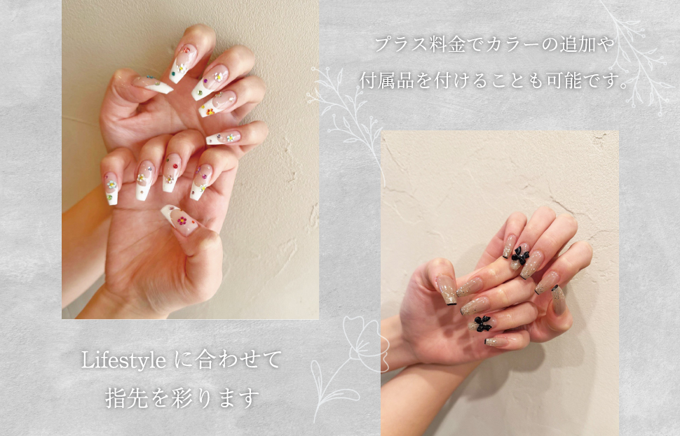 ハンド・フットジェルネイル （ワンカラー）体験チケット　HOLInail+eyelash おしゃれ サロン 可愛い デザインネイル アートネイル  カラー豊富