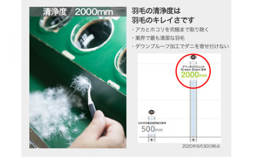 【河田フェザー使用】 羽毛 掛けふとん ECO ホワイト シングルロング 150×210 ECOダウン フェザー 高級 ふとん 布団 フトン 寝心地 品質 高級 ホテル 掛け 布団 日本製 河田フェザー 羽毛布団 睡眠 シングル エコ 清潔 B1
