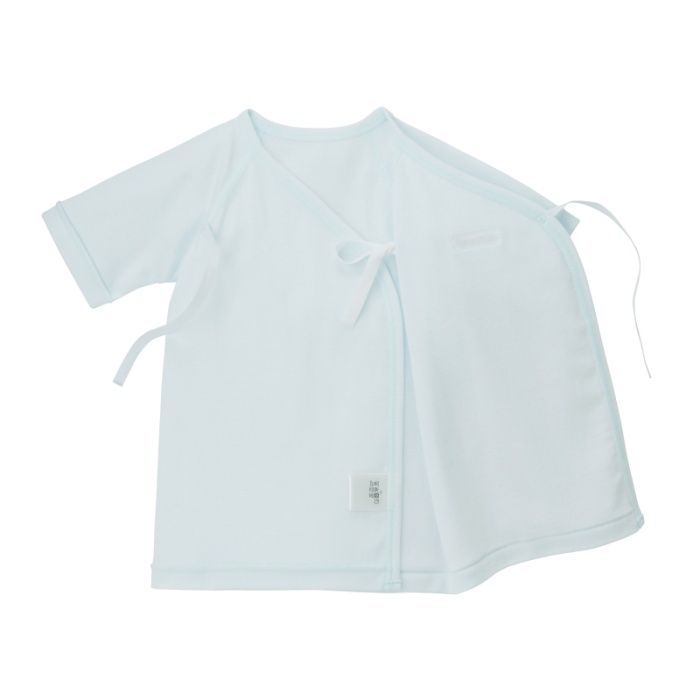 ミキハウス ピュアベールフライス肌着セット（ブルー） / ピュアベール フライス素材 肌着 セット 吸水性 耐久性 日本製 抗菌抗ウイルス加工 ギフト 贈答用 三重県 大台町 (428)