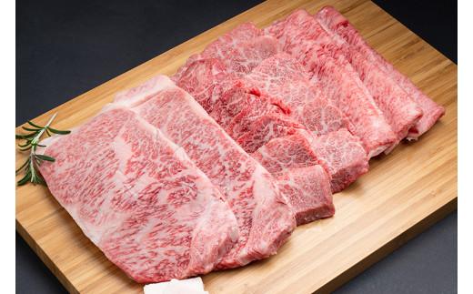 松阪牛 オールスター セット（特選ロース すきやき用 300g 特選カルビ 焼き肉用 300g 特選サーロイン ステーキ用 約200g×2枚）計1kg／ 冷凍 瀬古食品 お取り寄せ 牛肉 お肉 肉 和牛 黒毛和牛 国産 国産牛 ブランド牛 A4ランク 松阪 牛 三重県 大台町 (0061)