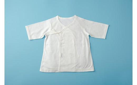 オーガニックコットン 使用 新生児用 ５点セット／ ベビー服 ソフトママ カスタマイズ可能 短肌着 コンビ肌着 肩空きミニオール ２WAYオール スタイ 各1枚 100％ オーガニック生地 ベビー 赤ちゃん ギフト 贈答 出産 お祝い 三重県 大台町 (00102)