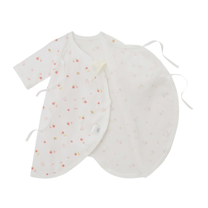 ミキハウス ピュアベールフライス肌着セット（ピンク） / ピュアベール フライス素材 肌着 セット 吸水性 耐久性 日本製 抗菌抗ウイルス加工 ギフト 贈答用 三重県 大台町 (427)