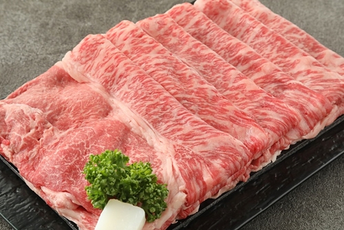 （冷凍）赤みの美味しさ「松阪牛モモすき焼き」約500g ／ 冷凍 和牛 松阪牛 赤身 すき焼き 三重県 大台町