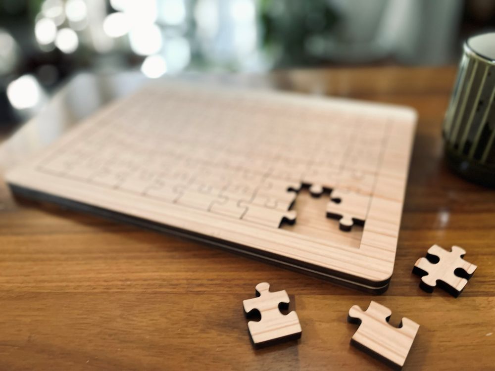 木製オリジナルパズル