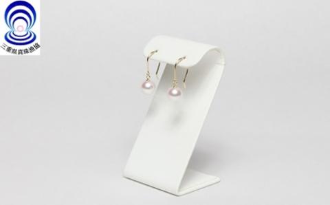 三重ブランド　アコヤ真珠　7.0ミリ～7.5ミリ　フックピアス　K18YG／パール　アクセサリー　南伊勢町　伊勢志摩