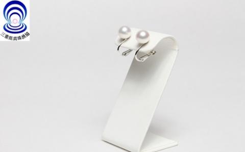 三重ブランド　アコヤ真珠　8.0ミリ～8.5ミリ　イヤリング　K14WG／パール　アクセサリー　南伊勢町　伊勢志摩