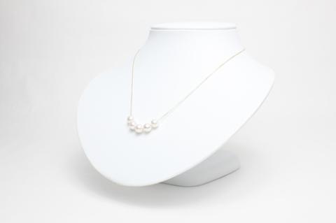 三重ブランド アコヤ真珠 6.0ﾐﾘ～7.5ﾐﾘ スルーペンダント 5個付 ／ 三重県真珠養殖漁業協同組合 パール アクセサリー 南伊勢町 伊勢志摩