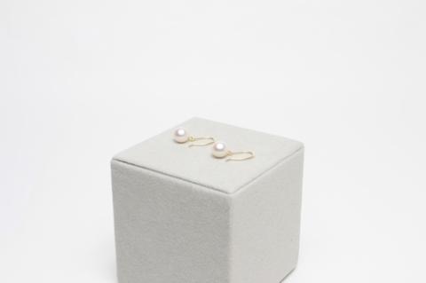 三重ブランド アコヤ真珠 7.0ﾐﾘ～7.5ﾐﾘ フックピアス ／ 三重県真珠養殖漁業協同組合 パール アクセサリー 南伊勢町 伊勢志摩