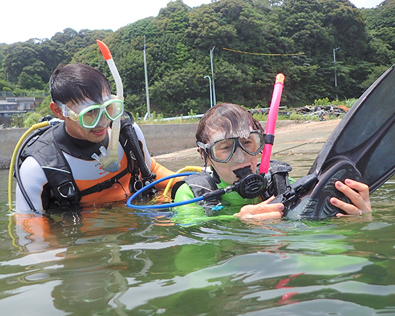 スキューバダイビング　体験　3時間コース　チケット3人分／アクティビティ　三重県　南伊勢町　伊勢志摩