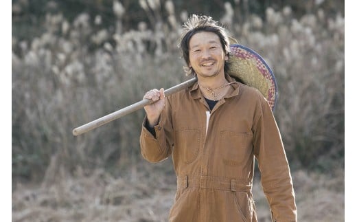 島田青年の小麦粉　約400g　自家製粉／小麦　準強力粉　ニシノカオリ　三重県　南伊勢町　伊勢志摩産