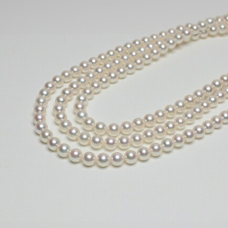 真珠 ロングネックレス 7.5-8.0mm アコヤ真珠 アクセサリー ネックレス ファッション ジュエリー akoya パール 高級 プレゼント 贈り物 贈答品 お祝い 誕生日 記念日 冠婚葬祭 慶事 結婚式 卒業式 入学式 国産 三重県 伊勢 志摩 南伊勢町 / パールハヤシ 7.5-8ミリ アコヤ真珠 ロングネックレス 「ロープ」