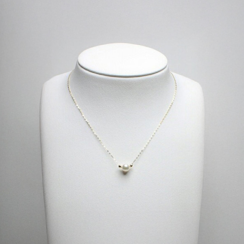 真珠 ペンダント 7mm K18 イエローゴールド アコヤ真珠 アクセサリー ネックレス ファッション ジュエリー akoya パール フォーマル カジュアル プレゼント ギフト 贈り物 贈答品 お祝い 誕生日 記念日 冠婚葬祭 慶事 弔事 結婚式 卒業式 入学式 国産 三重県 伊勢 志摩 南伊勢町 / パールハヤシ K18 アコヤ真珠 7ミリ ペンダント ネックレス