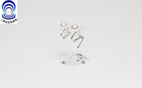 三重ブランド　アコヤ真珠　8.0ミリ～8.5ミリ　イヤリング　K14WG／パール　アクセサリー　南伊勢町　伊勢志摩