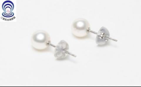 三重ブランド アコヤ真珠 5.0ﾐﾘ～6.0ﾐﾘ ピアス Pt ／ 三重県真珠養殖漁業協同組合 パール アクセサリー 南伊勢町 伊勢志摩