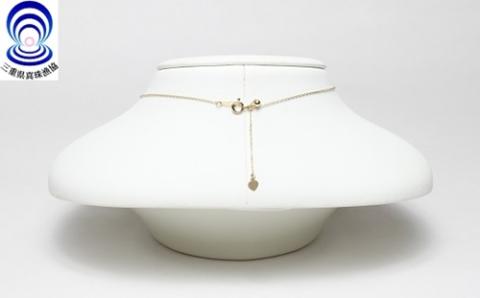 三重ブランド　アコヤ真珠　8.0ミリ～8.5ミリ　スルーペンダント　K10YG／パール　アクセサリー　南伊勢町　伊勢志摩