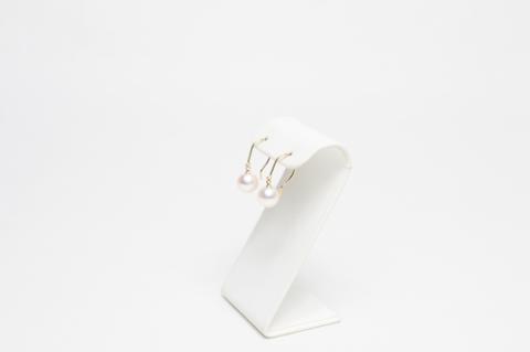 三重ブランド アコヤ真珠 7.0ﾐﾘ～7.5ﾐﾘ フックピアス ／ 三重県真珠養殖漁業協同組合 パール アクセサリー 南伊勢町 伊勢志摩