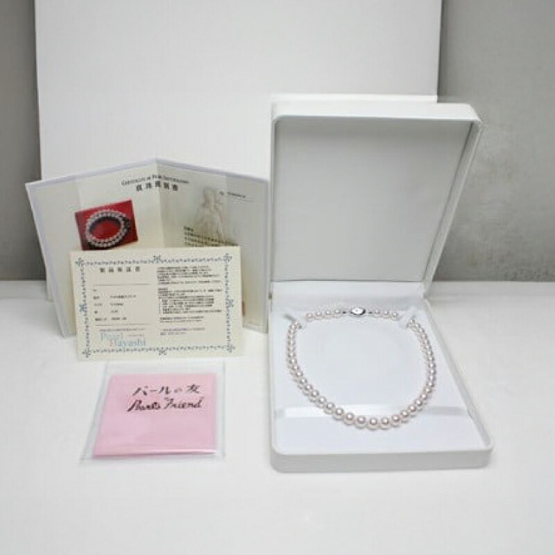 真珠 ネックレス 8.5-9.0mm 大粒 アコヤ真珠 アクセサリー ファッション ジュエリー akoya パール 高級 プレゼント 贈り物 贈答品 お祝い 誕生日 記念日 冠婚葬祭 慶事 弔事 結婚式 卒業式 入学式 国産 三重県 伊勢 志摩 南伊勢町 / パールハヤシ 大粒 8.5～9ミリ アコヤ真珠 ネックレス