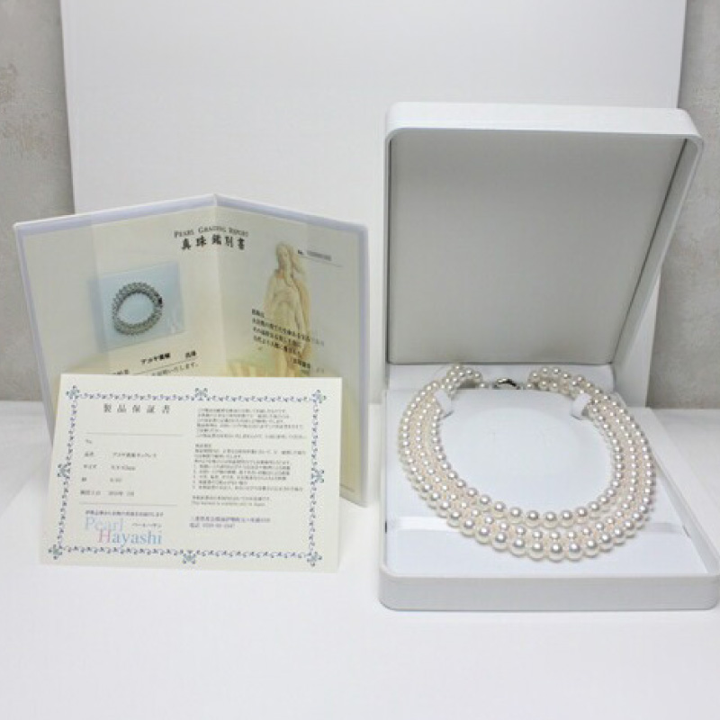 真珠 ロングネックレス 8.0-8.5mm アコヤ真珠 アクセサリー ネックレス ファッション ジュエリー akoya パール 高級 プレゼント 贈り物 贈答品 お祝い 誕生日 記念日 冠婚葬祭 慶事 結婚式 卒業式 入学式 国産 三重県 伊勢 志摩 南伊勢町 / パールハヤシ 8-8.5ミリ アコヤ真珠 ロングネックレス 「ロープ」