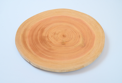 尾鷲ヒノキ職人の「おもてなし年輪皿（中）3枚セット」