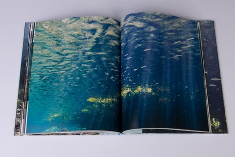 銚子川の写真集『青の川』1冊