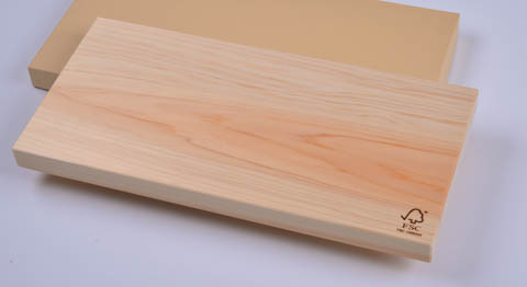 ウッドメイクキタムラの「尾鷲ヒノキのまな板(45cm×21cm×3cm)」ヒノキ　木製品　日用品