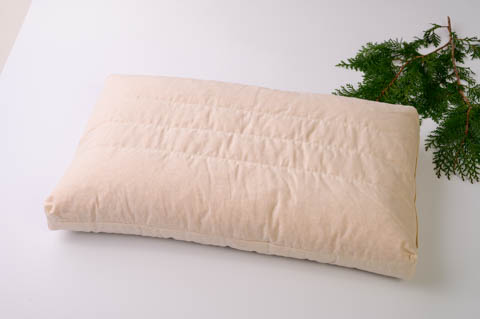 おうちで森林浴♪ ヒノキのチップ入り「尾鷲ヒノキの枕」〈ひのき・枕〉