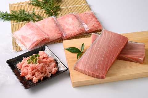 まぐろ三昧セット〈本鮪の中トロ200g×2・ネギトロ100g×4袋〉〈おすすめ返礼品〉