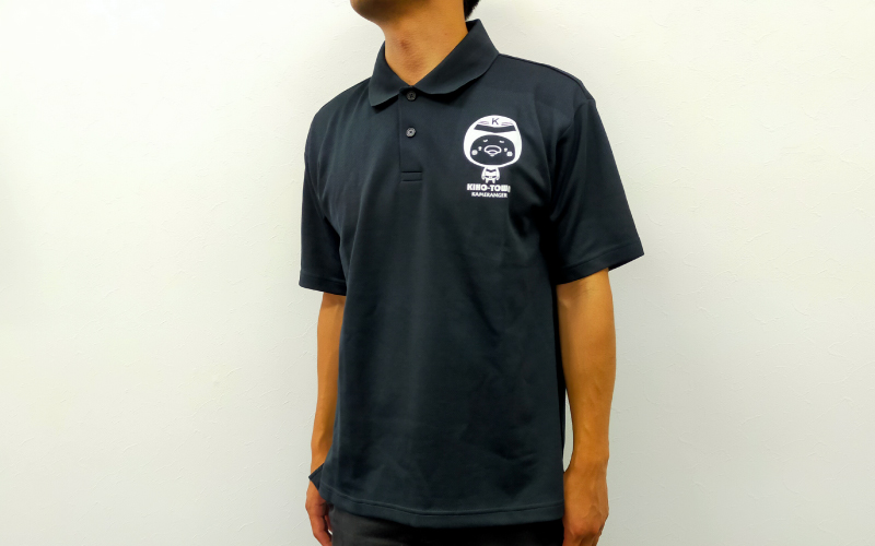 【紀宝町オリジナルデザイン】カメレンジャー アクティブポロシャツ【Lサイズ】【mrm001-3】