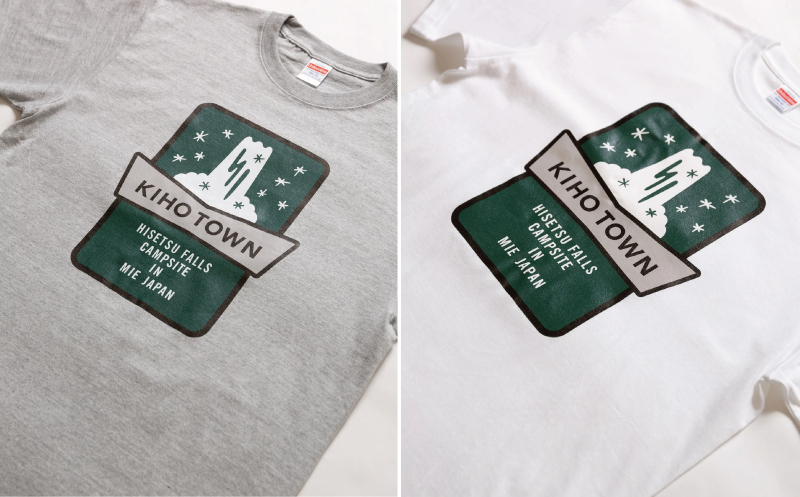 飛雪の滝オリジナルTシャツ【ホワイト・Mサイズ】 / Tシャツ シャツ オリジナル【rkr010-4】