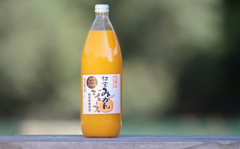 前元農園の完熟みかんジュース (温州みかん100％) (1L×3本)【2026年2月中旬頃より順次発送予定】【mmg013A】