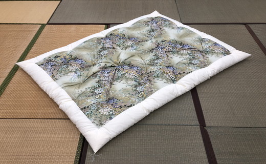 極上純綿もめん布団「掛ふとん」（赤色1枚・青色1枚）掛け