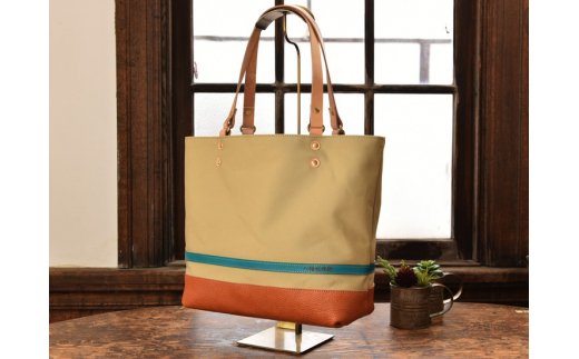 ハンドメイド　八幡帆布鞄トートバッグ・名入れ可能　Lサ