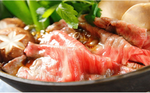 【カネ吉山本】近江牛すきやき用[赤身]　【500ｇ】【Y093W】