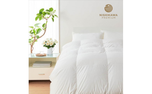 ［西川］羽毛掛けふとん/ポーリッシュマザーグース手選別