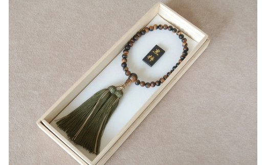 1400年の歴史を誇る近江の数珠職人が手掛けた 女性用 黒柿