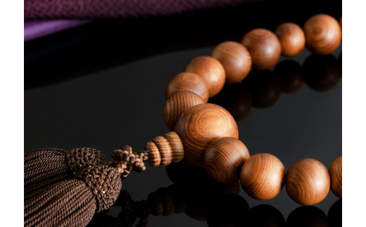 1400年の歴史を誇る近江の数珠職人が手掛けた 男性用 屋久