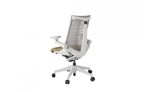 イトーキ アクトチェア ライトグレー×サンドイエロー オフ