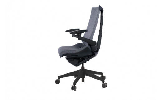 イトーキ アクトチェア ブラック×ダークグレー オフィスチ