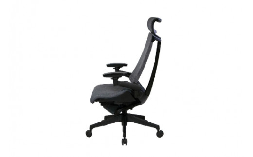 イトーキ アクトチェアブラック×ダークグレー オフィスチ