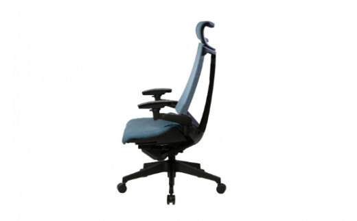 イトーキ アクトチェア ブラック×ダックブルー オフィスチ