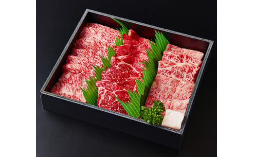 【定期便】A5等級特選近江牛おすすめ部位 焼肉3種（1kg×3回
