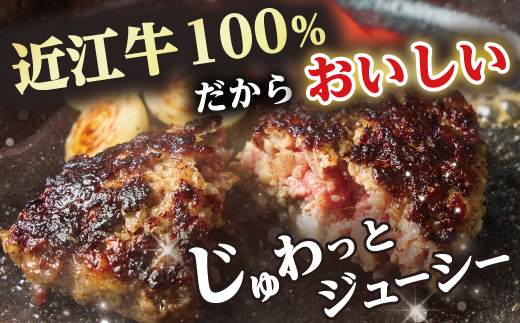 近江牛１００％　プレミアム生ハンバーグ　720g（約120g×6個
