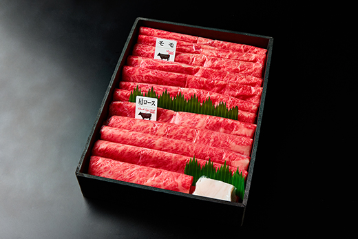 A5等級未経産雌牛　近江牛 赤身 肩ロース 食べ比べ すきや