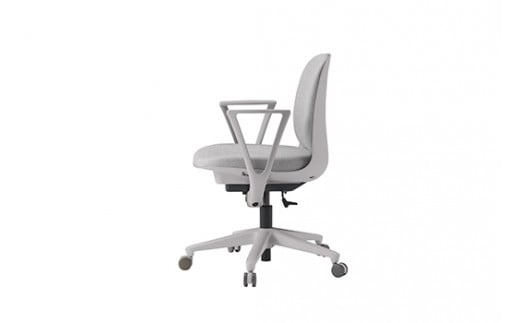 イトーキ『トルテＵ』 ロータイプ 肘付き ナイロンキャス