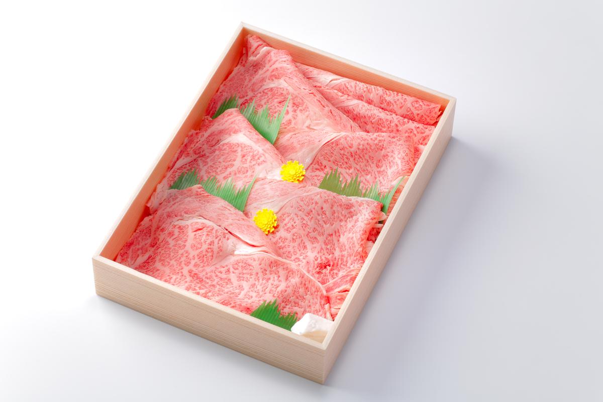 【12月発送分】極上近江牛すき焼き・しゃぶしゃぶ用　ロー