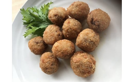 近江牛100％　コロッケ【800g(80g×10個】・ボールメンチカツ