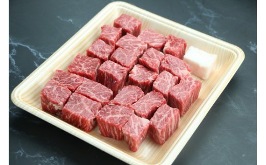 【年内発送】近江牛サイコロステーキ【400g】　【CO01W】

