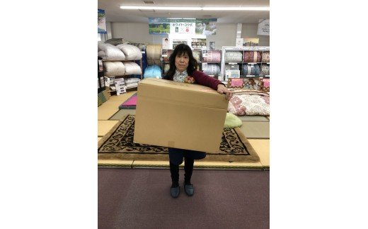 明治 6年創業　ワタセの最高品質羽毛ふとん（ピンク）（ポ